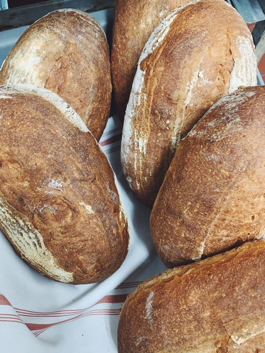 Fresh baked bread from North & Navy. Bring home and enjoy with our take home kits.